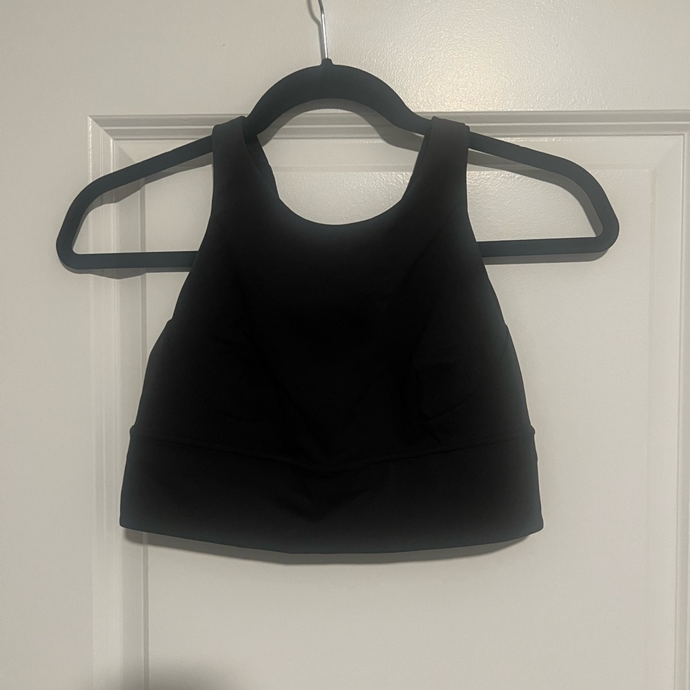 Lululemon Black Long Line Sports Bra